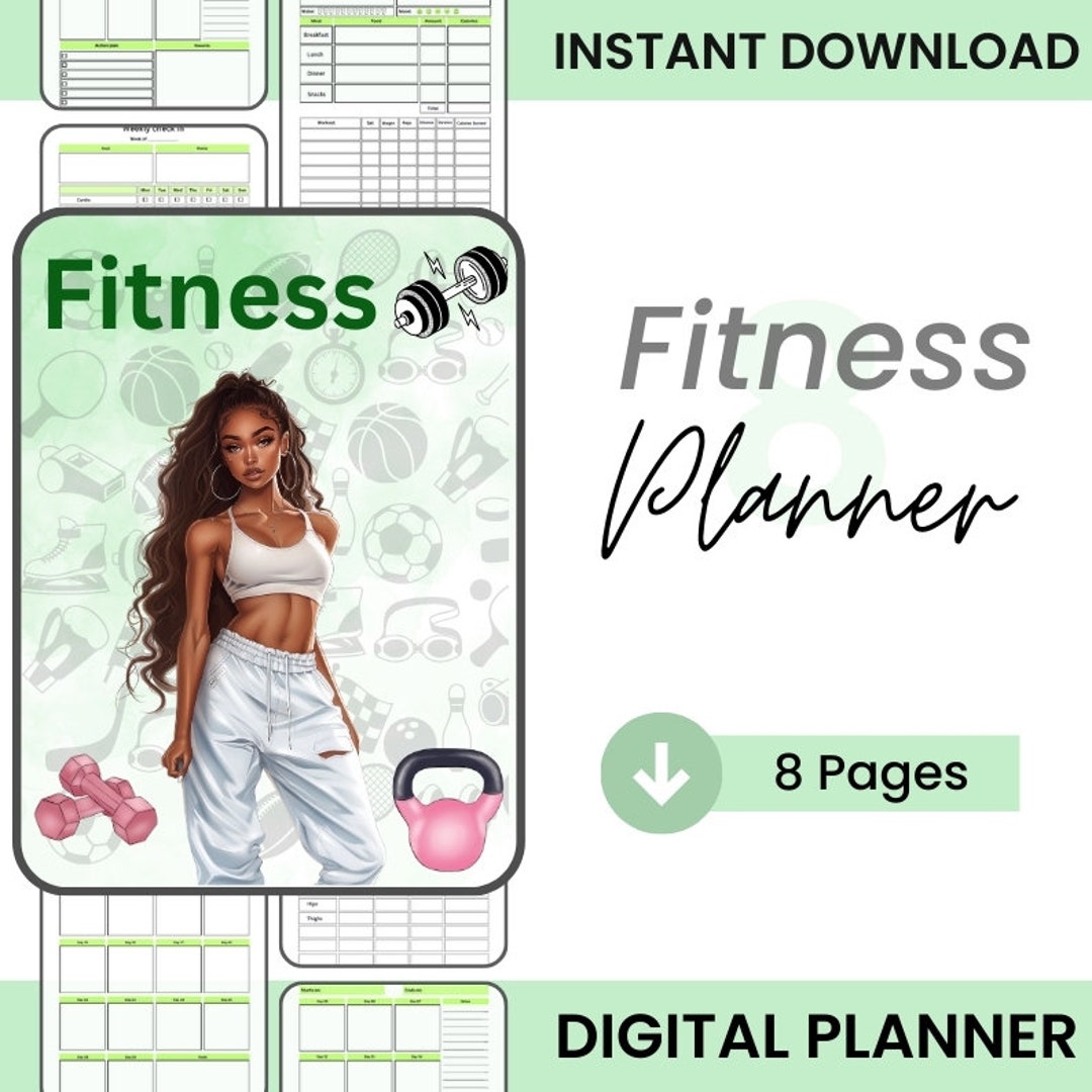 Fitness Planner / Weight Loss Tracker / Self Care / Habit Tracker ...