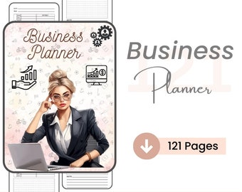 Planificador de Negocios / Presupuesto / Planificador Digital Minimalista / Planificador Financiero / Rastreador de Ahorros / Planificador de Gestión de Dinero / Rastreador de Gastos