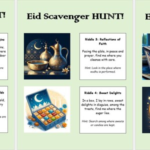 Eid Scavenger Hunt for Kids - Etsy