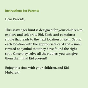 Eid Scavenger Hunt for Kids - Etsy