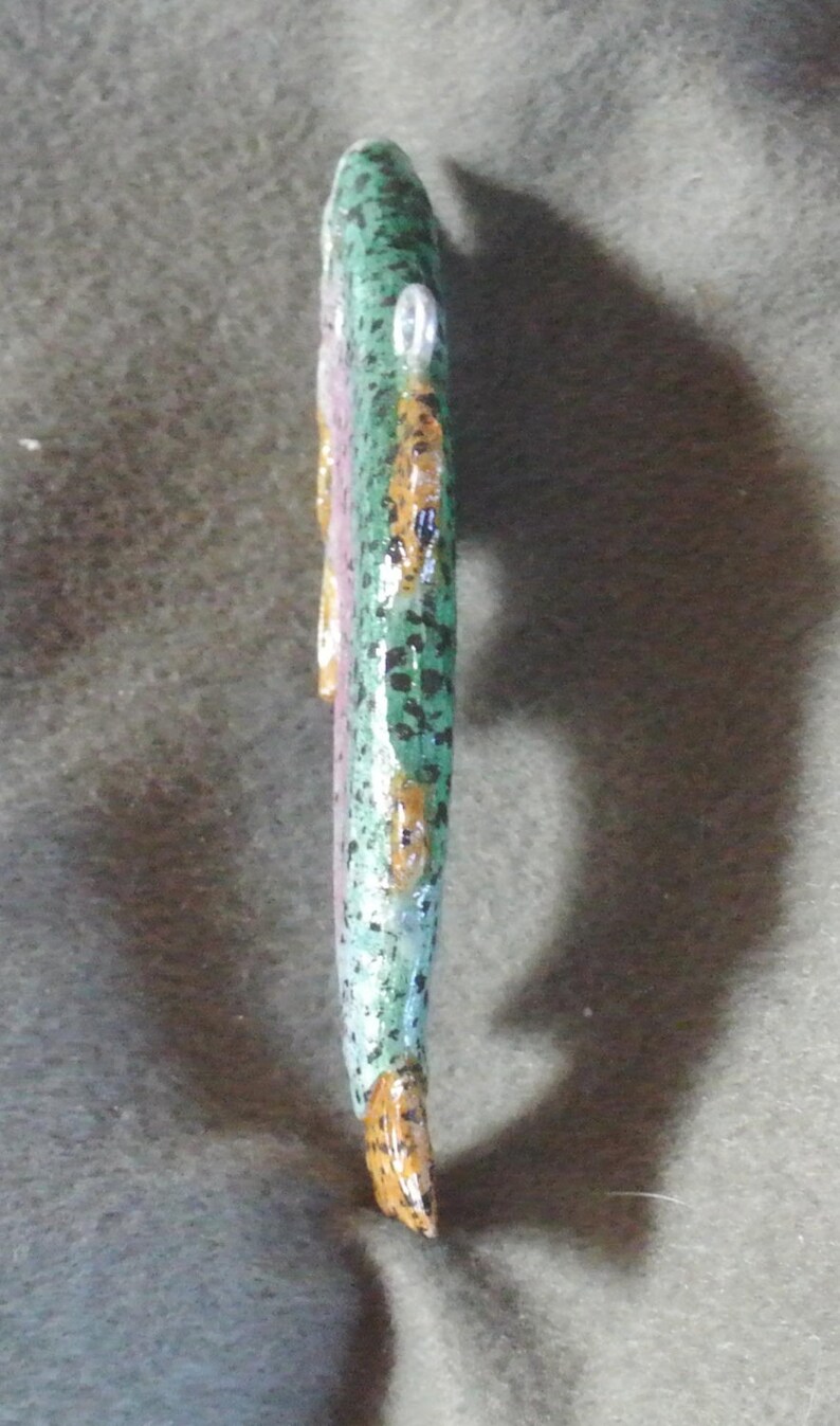 Rainbow Trout Home Decor Hangerhand Painted Etsy