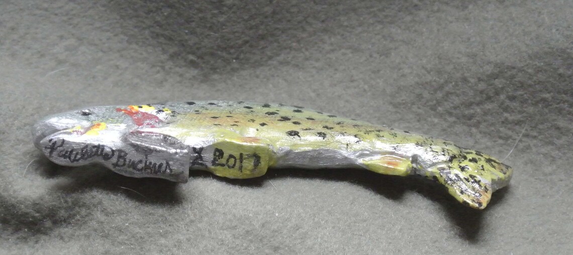 Yellowstone Cutthroat Trout Home Decor HangerHandmade Etsy