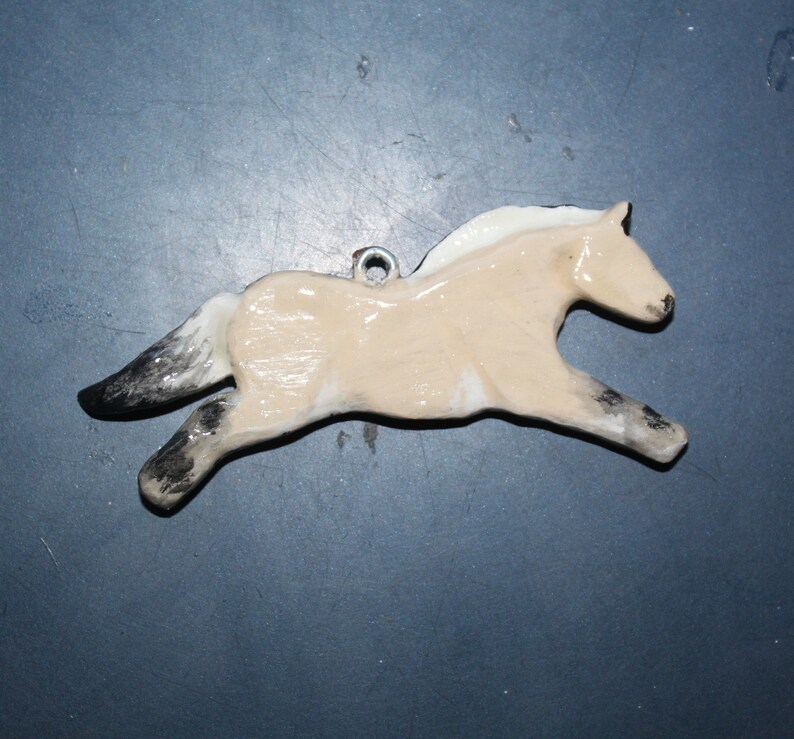 Norwegian Fjord Horse Home decor Hanger-Sculpted, Handmade image 1