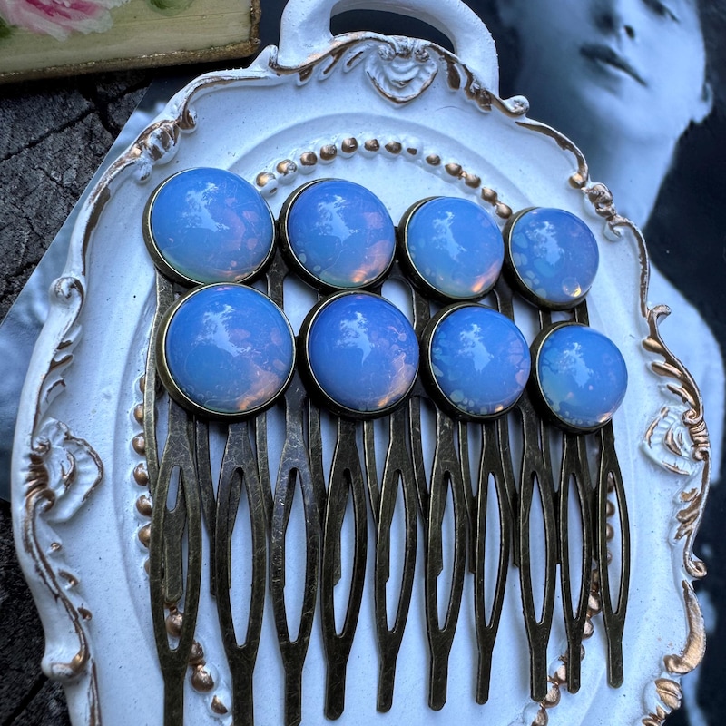 Crystal nouveau hair comb main image 1