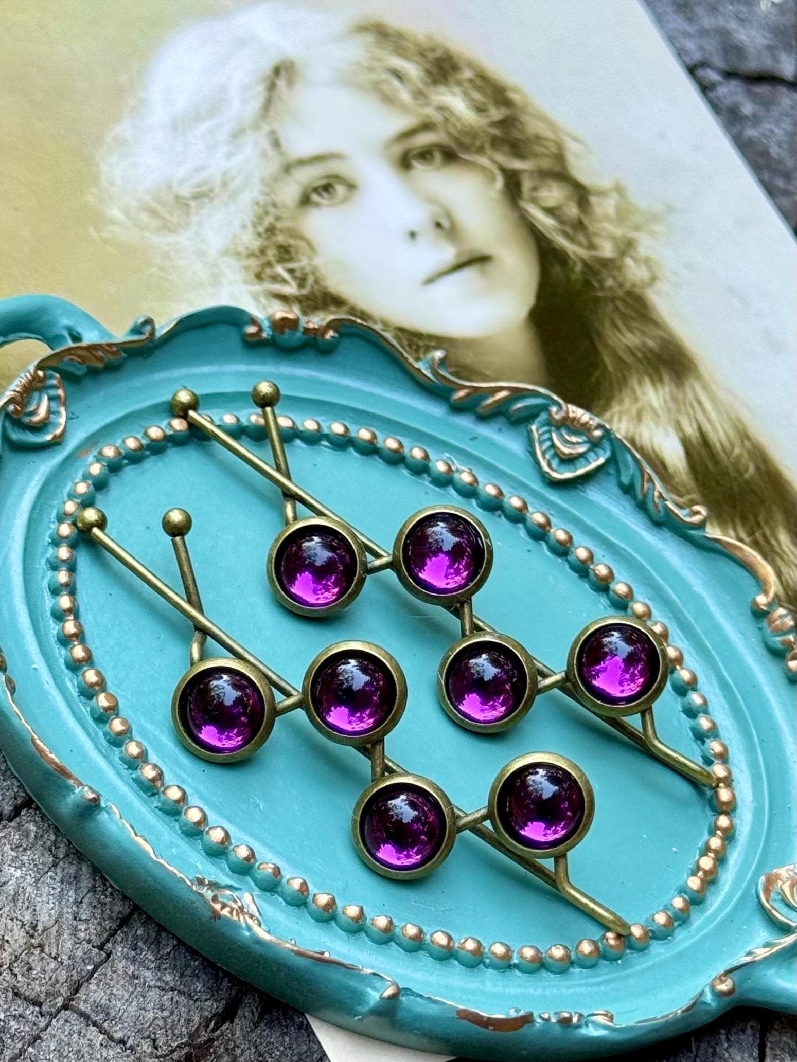 Vintage Glass Jewelry Germany - Etsy