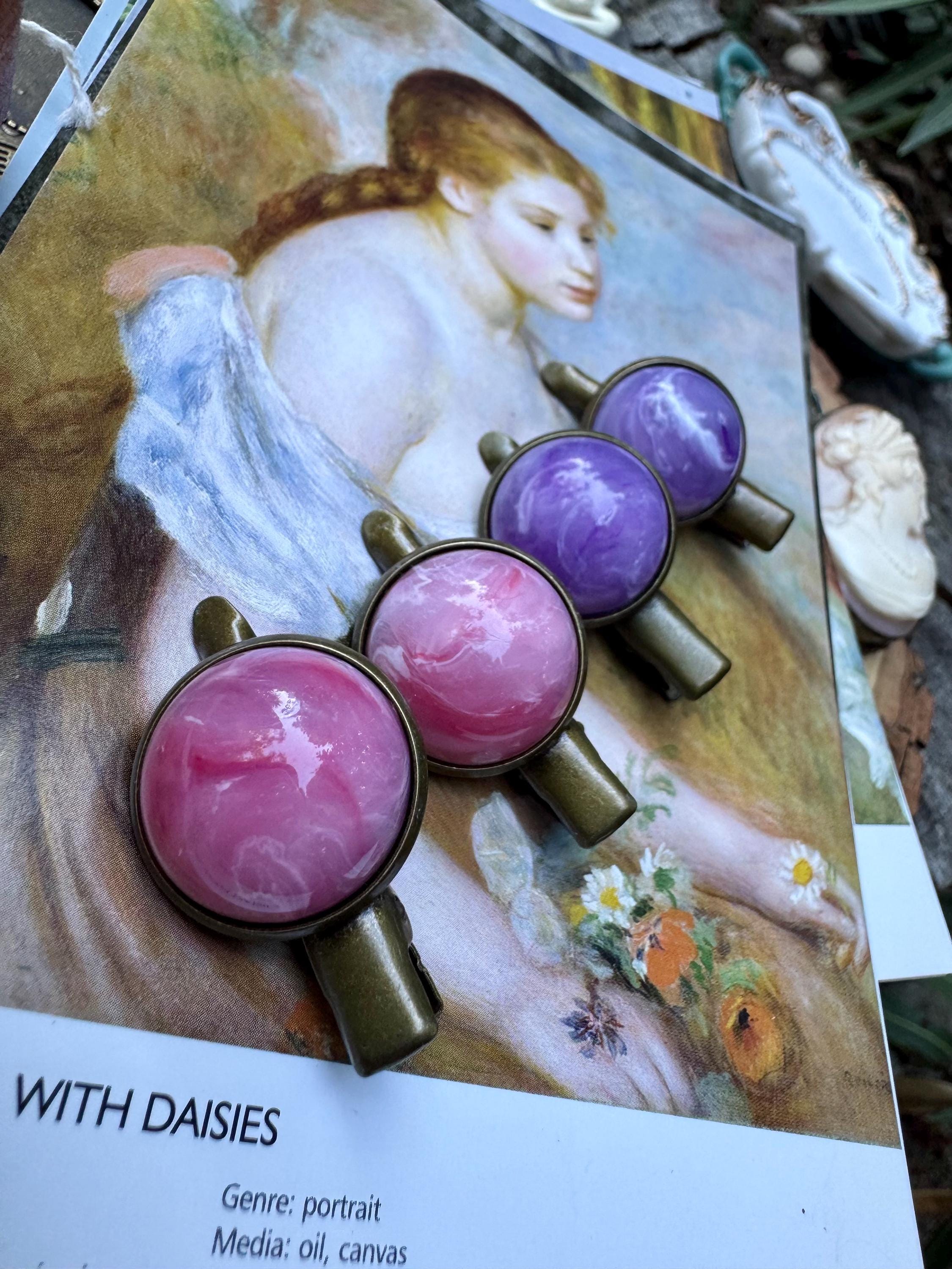 Vintage Lucite Barrette - Etsy