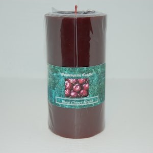 Black Cherry Merlot, 6&quot; Pillar candle, Winnisquam Candle