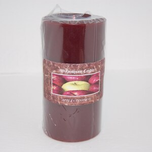 Apple Cinnamon, 6&quot; Pillar candle, Winnisquam Candle