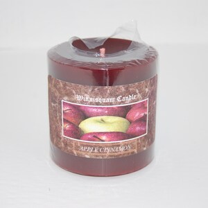 Apple Cinnamon, 3&quot; Pillar candle, Winnisquam Candle