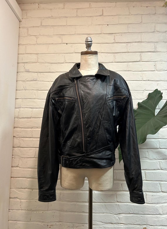 1980s Cotton Moto Jacket