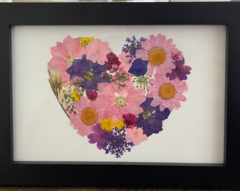 Framed Flower Heart