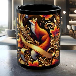 Fall Fox Mug Oh For Fox Sake Mug Fox Things Fennec Fox Red Fox Crystal Mug Black Fox Gift Mug Trendy Fox Decor 3d Fox Intuitive Freckled Fox