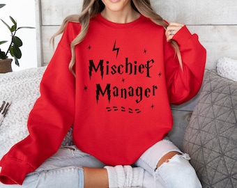 Mischief Managed Sweatshirt: Potter Wizarding World Inspired