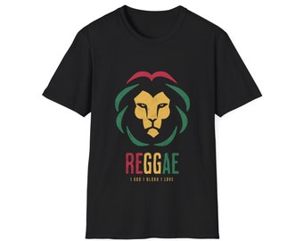 One Love Lion Reggae T-Shirt: Unique Birthday Gift Novelty Tee for Those Spreading Unity Best Shirt for Reggae Lovers