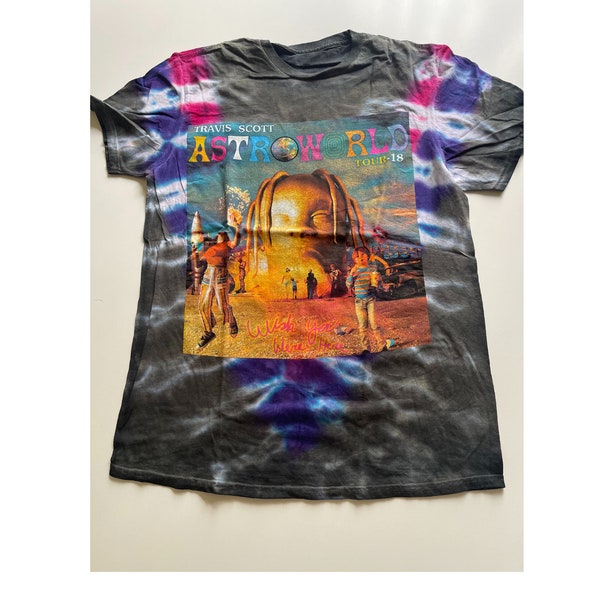 Travis Scott AstroWorld 2019 T-Shirt | Wish You Were Here Sz T-Shirt | Iconic Retro Tee | Vintage Inspired Top | Old School T-Shirt