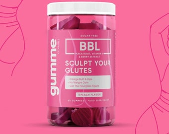 BBL Gummies Sculpt Your Glutes peachy bum