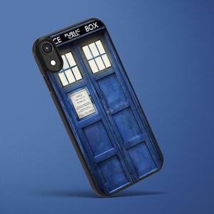 Personalised Tardis Phone Case iPhone 17,16,15,14,13,12,11,X,8,7 All Samsung All Google Pixel FREE UK Delivery