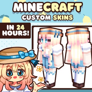 Custom Minecraft Skins | Handmade Personalized Skins from Scratch | Unique & Tailored Minecraft Character Designs for Java and Bedrock