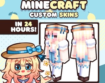 Custom Minecraft Skins | Handmade Personalized Skins from Scratch | Unique & Tailored Minecraft Character Designs for Java and Bedrock