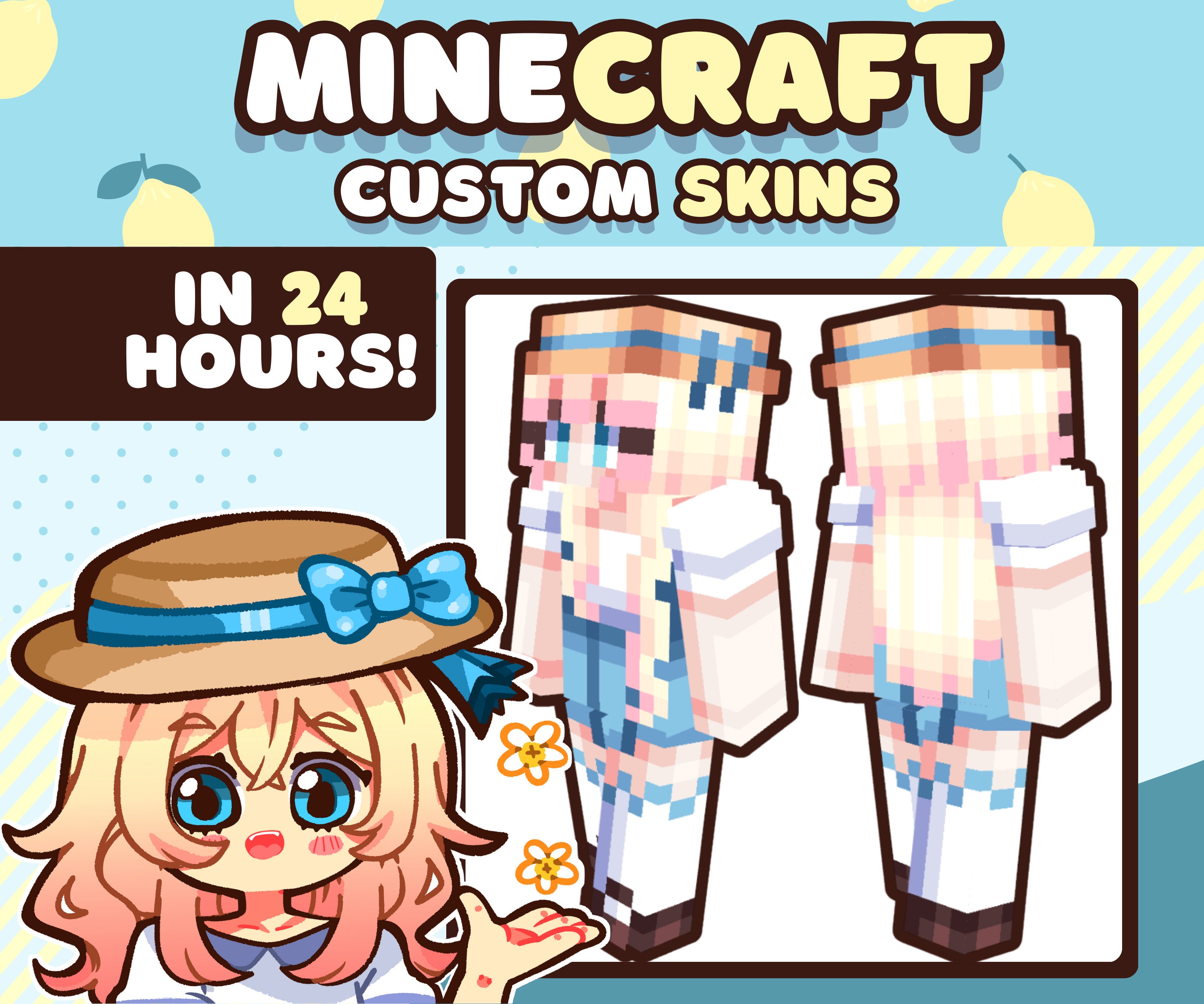 Custom Minecraft Skins Handmade Personalized Skins From Scratch 
