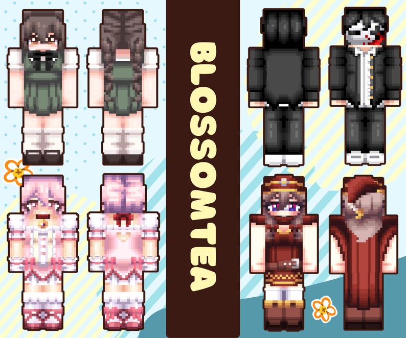 HD Minecraft Skins 128x128 | Custom High-definition Skins From Scratch ...