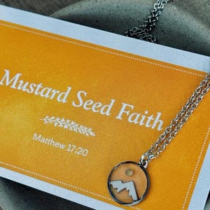 Mustard Seed Mountain Necklace