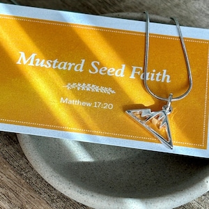 Mustard Seed Mountain Necklace