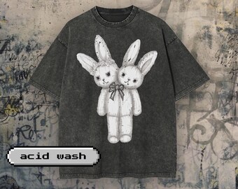 【1011 Gallery】Gallery Rabbit Graphic Sweat Shirt Gallery Rabbit Graphic Sweatshirt - Light Purple - 감도 깊은