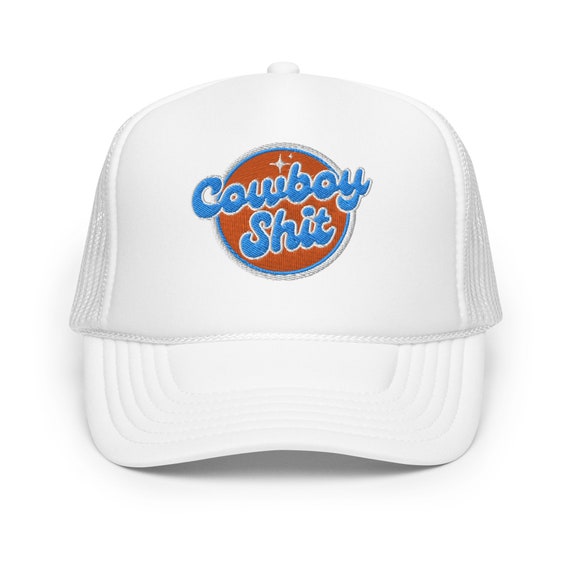 Casquette Trucker Vintage Chômeur Avec Dignité Années 70/80 - Snapback, Bleu Et Blanc