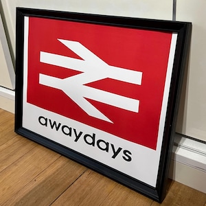 Cartel minimalista de "Awaydays"
