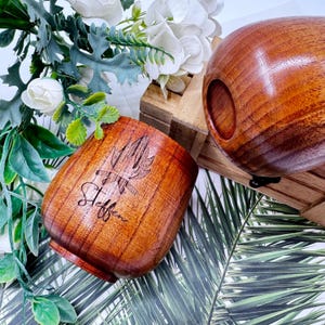 personalized handmade wooden mug,  Japanese style wooden whisky glasses, Men&#39;s  handmade wine glasses, Wedding Handheld Gift Wooden Cup