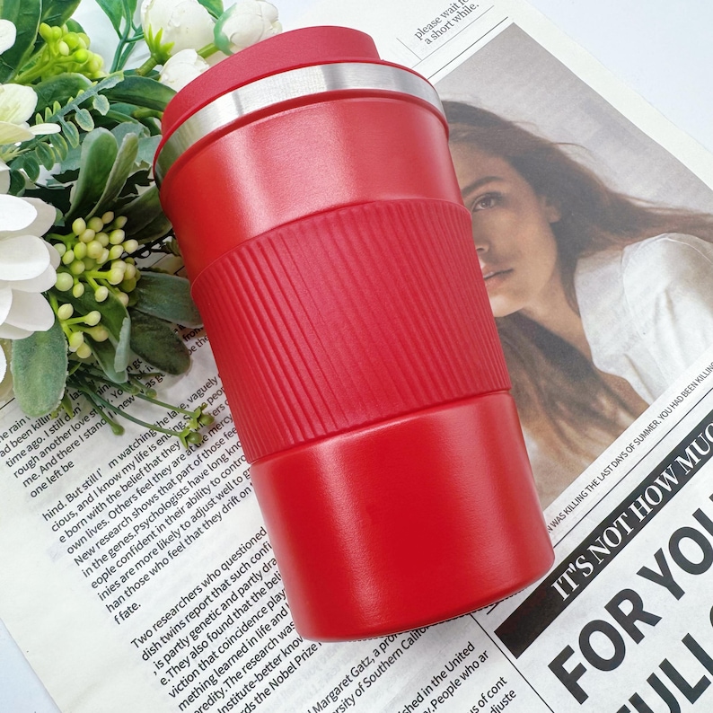 Personalised Coffee Cup,Bridesmaid Gift,Travel Cup,Gift For Her,Wedding Party,Wedding Coffee cup,Birthday gift,Insulated Stainless Steel Cup image 13