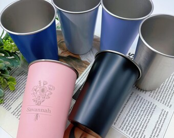 Bicchiere da vino personalizzato per damigella d'onore, regalo per proposta di matrimonio, regalo per addio al nubilato, bicchiere da vino, tazza in acciaio inossidabile, tazza da viaggio per ragazze, regalo di compleanno