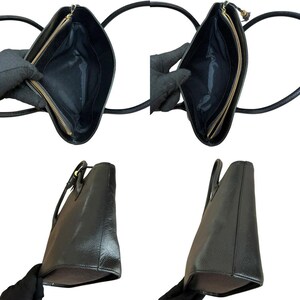 Valentino Garavani black leather V logo tassel handbag authentic with COA image 7