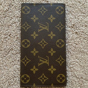 LV1055 Louis Vuitton Herren Monogramm lange Geldbörse Kartenhalter