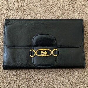 Celine Vintage Black Leather Bag - Etsy