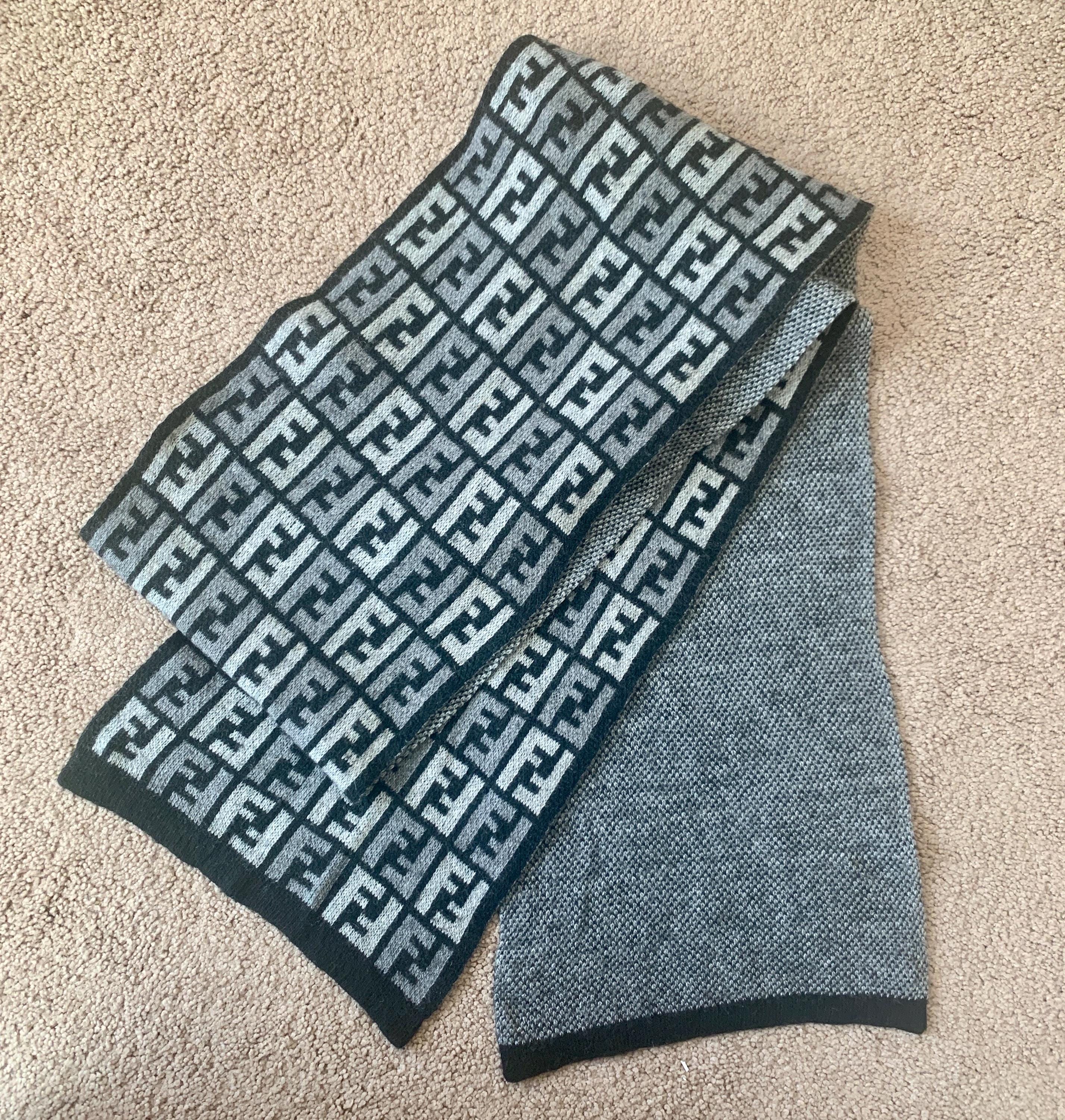 Authentic Fendi Scarves - Etsy