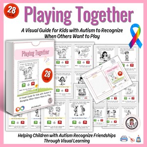 Playing Together: Understanding Social Cues/ 28 cards Social Skills