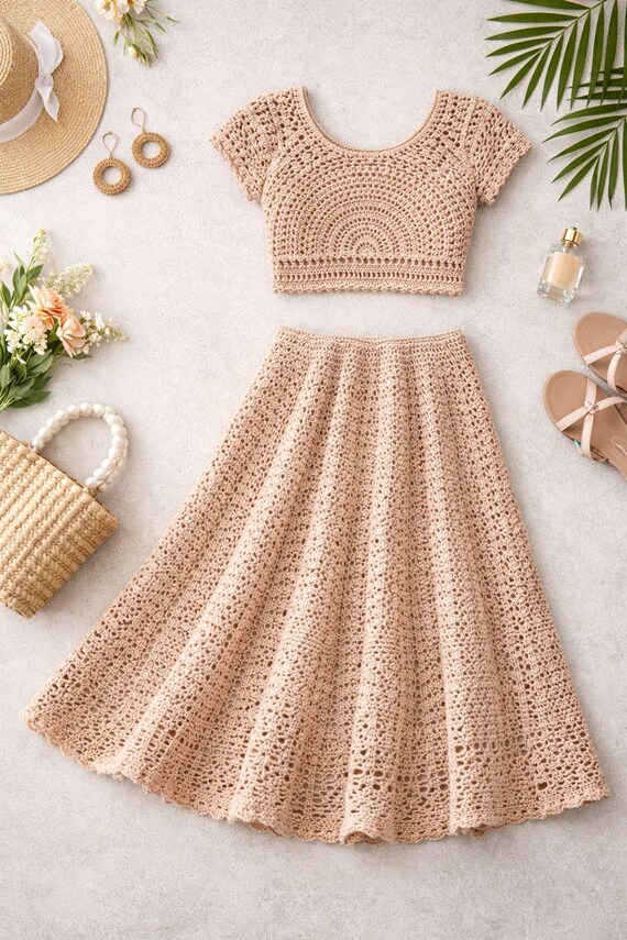 lacy crochet dress pattern Crochet lacy dress, button though sleeveless summer shift. Women's vintage crochet pattern. 32 + 40 inch chest. Instant download PDF