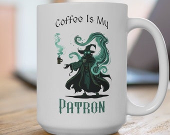 Warlock Mug 15oz, fantasy mug for coffee lovers