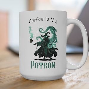 Warlock Mug 15oz, fantasy mug for coffee lovers