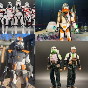 Custom Black Series Action Figure 1:12/6&quot; Scale - Made to Order MESSAGE FOR DETAILS