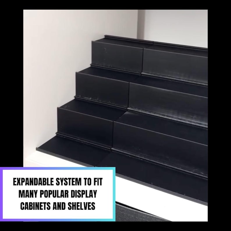 Action Figure Stands - MAGIC STANDS Multi-tiered Step Riser Display ...