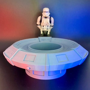 Action Figure Display - Holocomm Table 3D Print Display made for Black Series Holocomm Collection (Figure Not Included)