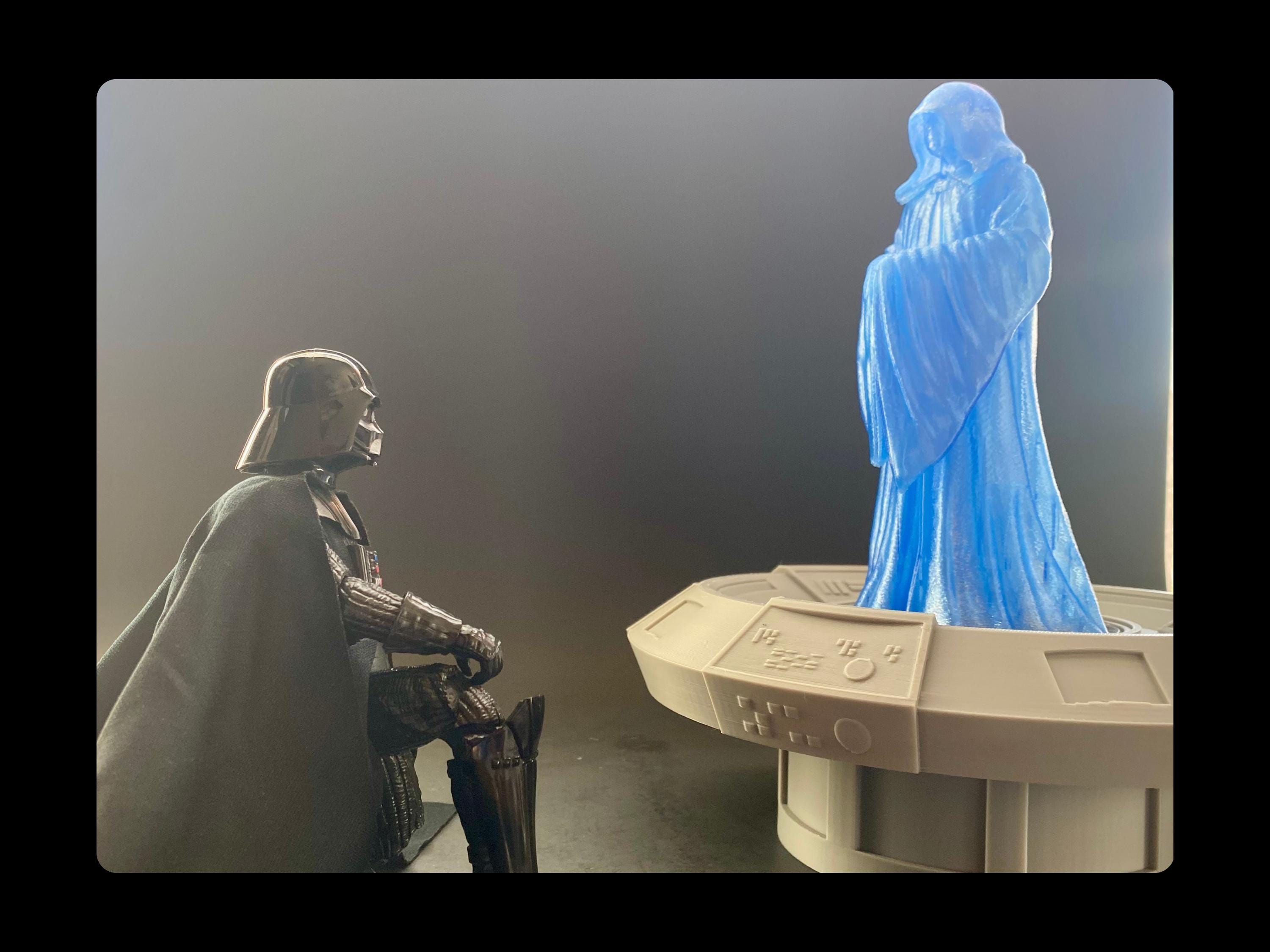 ACTION FIGURE DISPLAY - the Emperor Hologram 6 Inch Statue for Dioramas ...