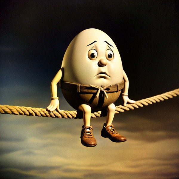 En ik dacht dat die muur slecht was! Het dilemma van Humpty Dumpty.