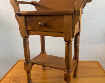 American Girl Pleasant Company Addy's Nightstand Washstand Wooden Wash Stand