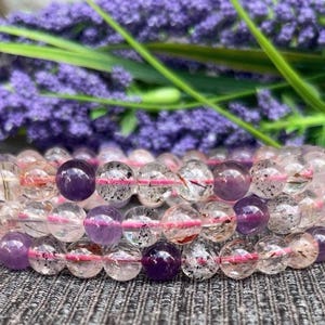 6mm Super 7 Wrap Bracelet | Super Seven Bracelet | Emotional Healing | Amplifies Energy of Other Crystals