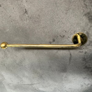 Porta carta igienica, porta carta velina, porta carta igienica in ottone non laccato