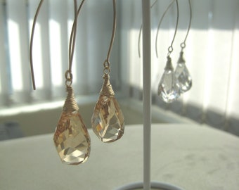 Swarovski Crystal Sparkle Drop earrings